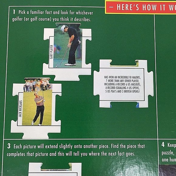 Which Golfer Did That? Quiz Jigsaw Puzzle Poster With Answers Included 252 Piece - Picture 6 of 10